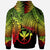 Polynesian Hawaii Hoodie Tribal Wave Tattoo Reggae - Polynesian Pride