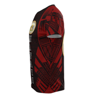 Hawaii T Shirt Hawaii Seal Polynesian Tattoo Red Style - Polynesian Pride