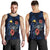 Papua New Guinea Polynesian Men Tank Top - Blue Turtle Hibiscus Blue - Polynesian Pride