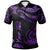 Vanuatu Custom Polo Shirt Polynesian Tattoo Purple Version Unisex Purple - Polynesian Pride