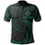 American Samoa Polynesian Custom Polo Shirt Green Tribal Wave Unisex Green - Polynesian Pride