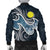 Palau Polynesian Men's Bomber Jacket - Ocean Style - Polynesian Pride