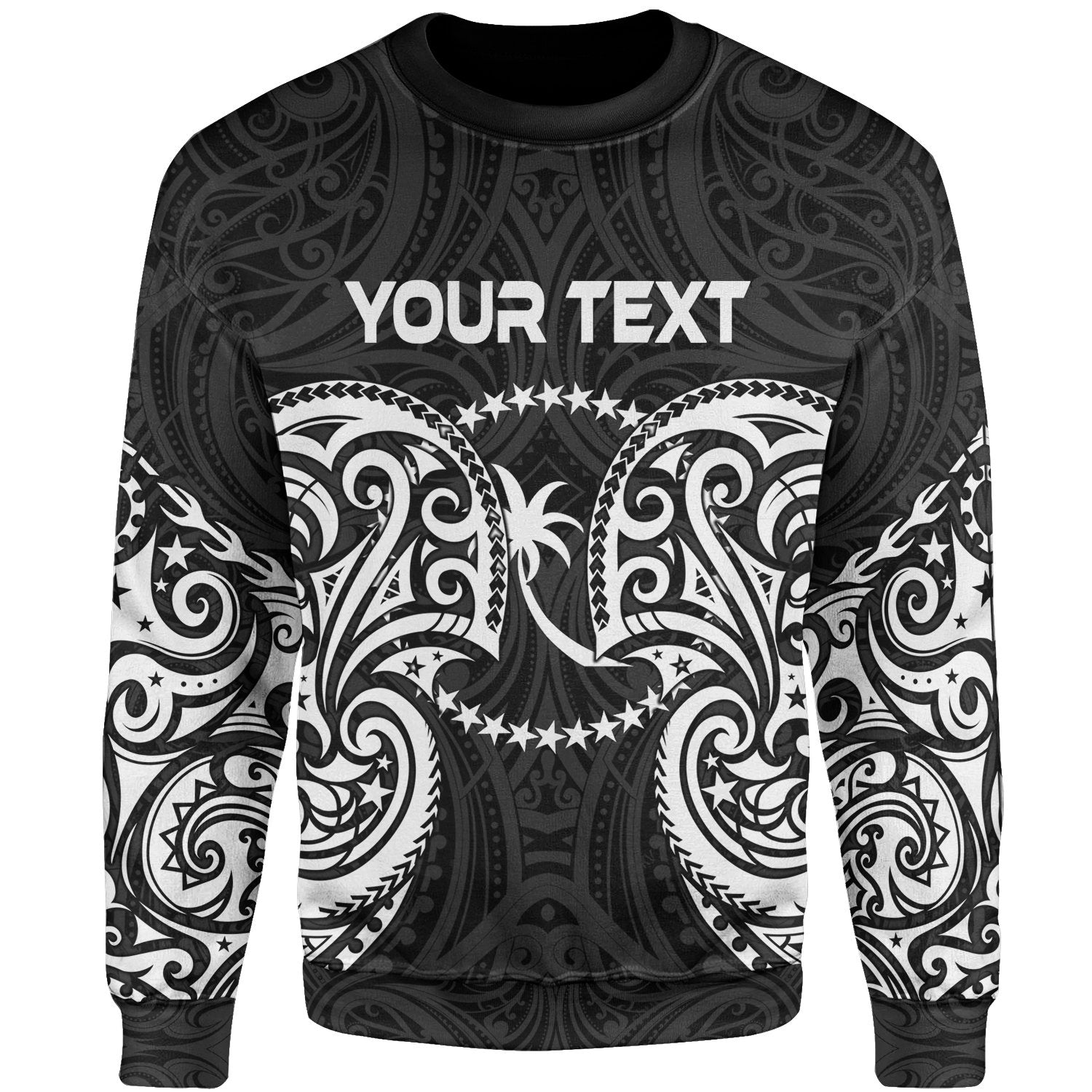 Chuuk Polynesian Custom Personalised Sweater - Spirit Style White Unisex White - Polynesian Pride