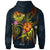 Polynesian Tahiti Zip up Hoodie Legend of Tahiti (Blue) - Polynesian Pride