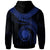 Nauru Polynesian Custom Hoodie Nauru Waves (Blue) - Polynesian Pride