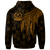 Vanuatu Zip up Hoodie Polynesian Wings (Golden) - Polynesian Pride