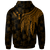 Kosrae Custom Zip up Hoodie Polynesian Wings (Golden) - Polynesian Pride