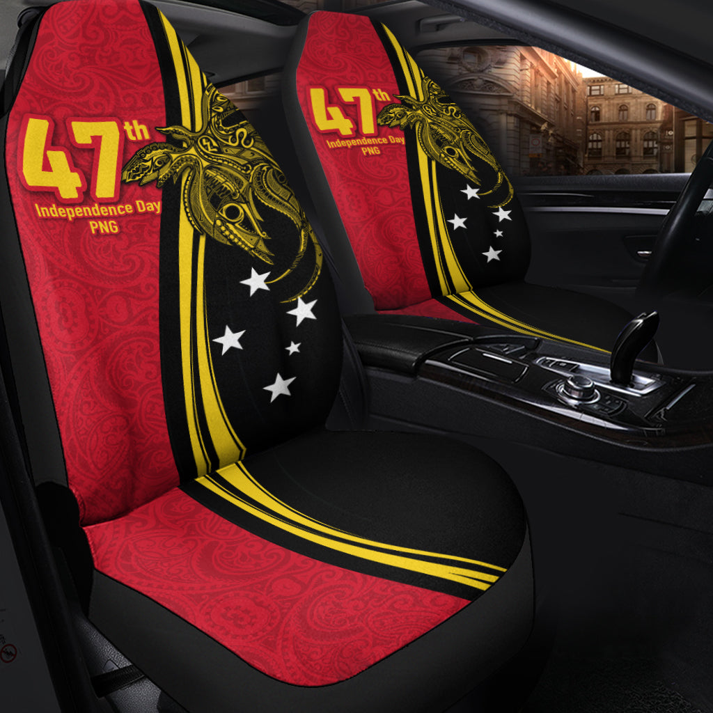 Papua New Guinea Independence Anniversary Polynesian Tribal Car Seat Covers - LT12 - Polynesian Pride