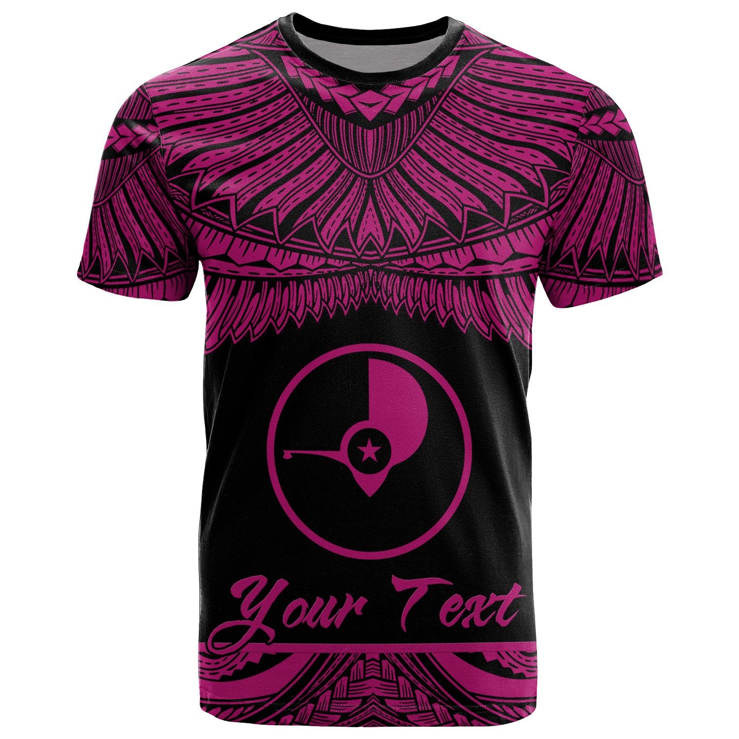 Yap Polynesian Custom T Shirt Yap Pride Pink Version Unisex Pink - Polynesian Pride