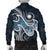 Marshall Islands Polynesian Men's Bomber Jacket - Ocean Style - Polynesian Pride