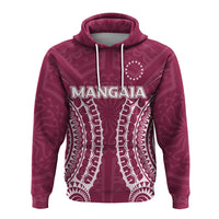 Custom Cook Islands Mangaia Hoodie Tribal Pattern LT12 - Polynesian Pride