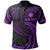 Northern Mariana Islands Polynesian Custom Polo Shirt Purple Tribal Wave Unisex Purple - Polynesian Pride