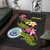 Federated States Of Micronesia Polynesian Area Rug - Plumeria Tribal - Polynesian Pride