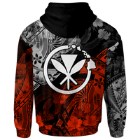 Polynesian Hawaii Kanaka Maoli Hoodie Vintage Polynesian Style - Polynesian Pride