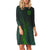 French Polynesia Neck Dress - Polynesian Green - Polynesian Pride