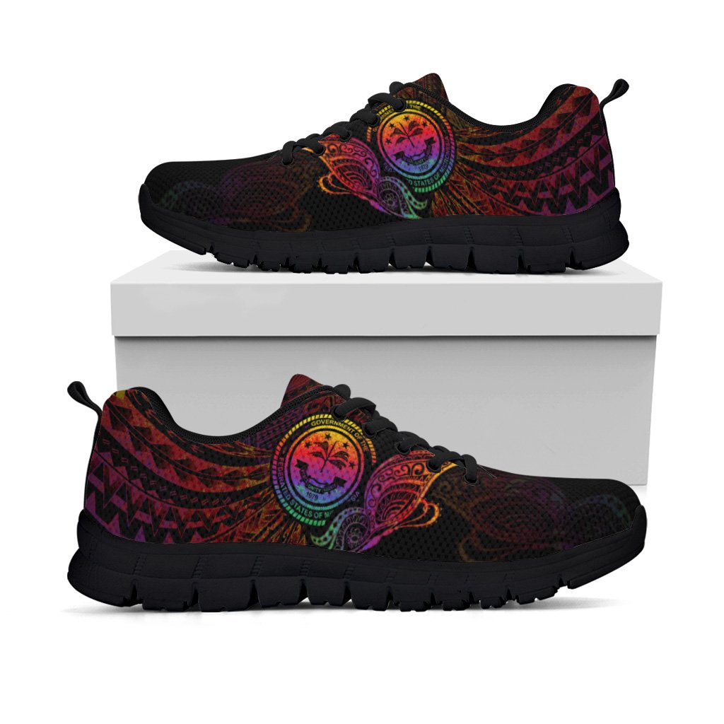 Federated States of Micronesia Sneakers - Butterfly Polynesian Style - Polynesian Pride