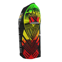 Nauru T Shirt Nauru Coat Of Arms Polynesian Tattoo Reggae Style - Polynesian Pride