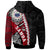 Samoa Polynesian Zip up Hoodie Wave Tattoo - Polynesian Pride