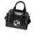 Tonga Shoulder Handbag - Tonga Seal With Polynesian Tattoo Style (Black) - Polynesian Pride