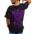 Tahiti Polynesian T Shirt Vintage Polynesian Turtle (Purple) - Polynesian Pride