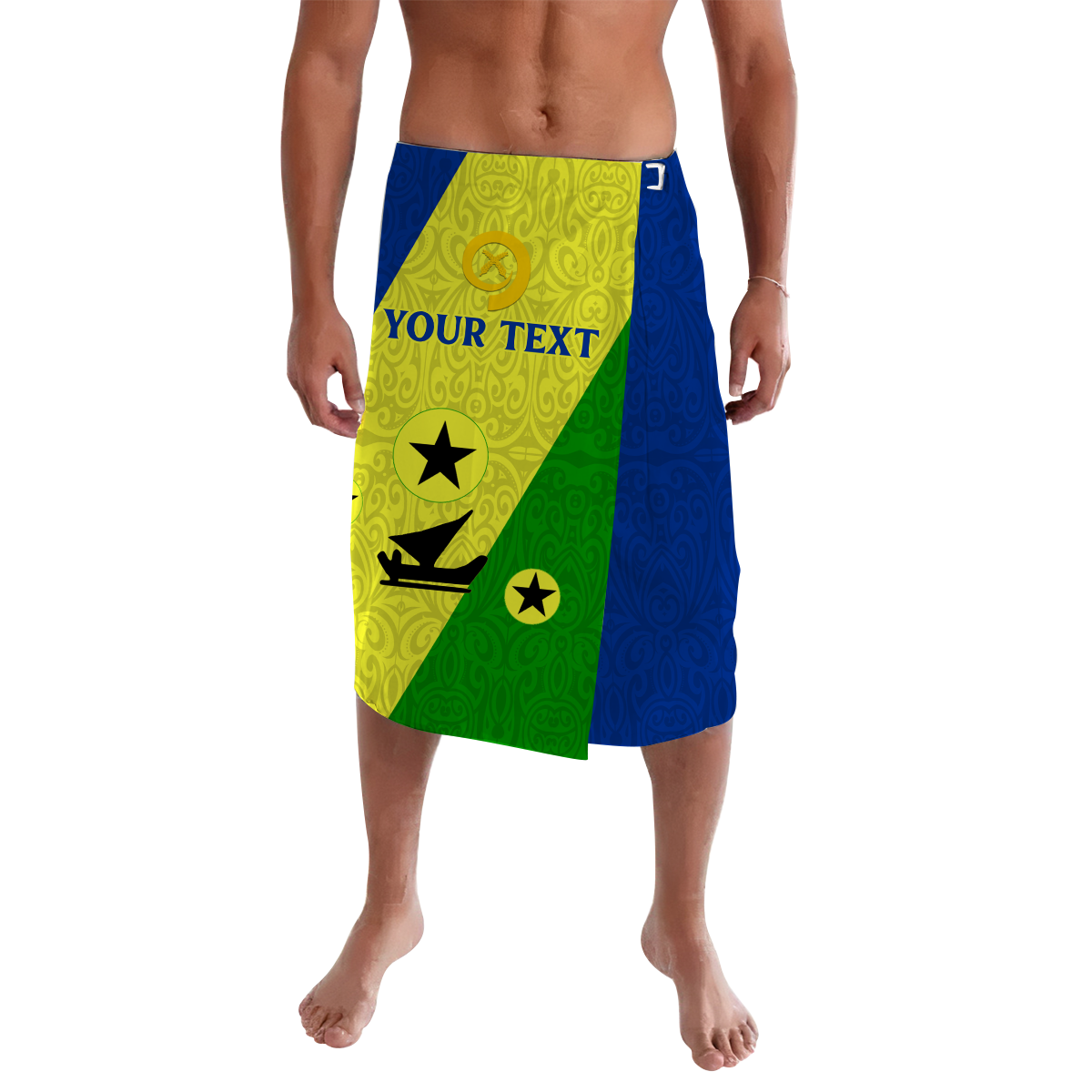 Custom Malampa Vanuatu Province Lavalava Flag Style LT12 Lavalava Black - Polynesian Pride