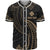 Wallis and Futuna Polynesian Custom Personalised Baseball Shirt - Gold Tribal Wave Unisex Gold - Polynesian Pride