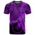 Yap Micronesia Custom T Shirt Tribal Wave Tattoo Purple Unisex Purple - Polynesian Pride