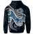 American Samoa Polynesian Hoodie Ocean Style - Polynesian Pride