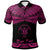 Niue Custom Polo Shirt Polynesian Tattoo Pink Version Unisex Pink - Polynesian Pride