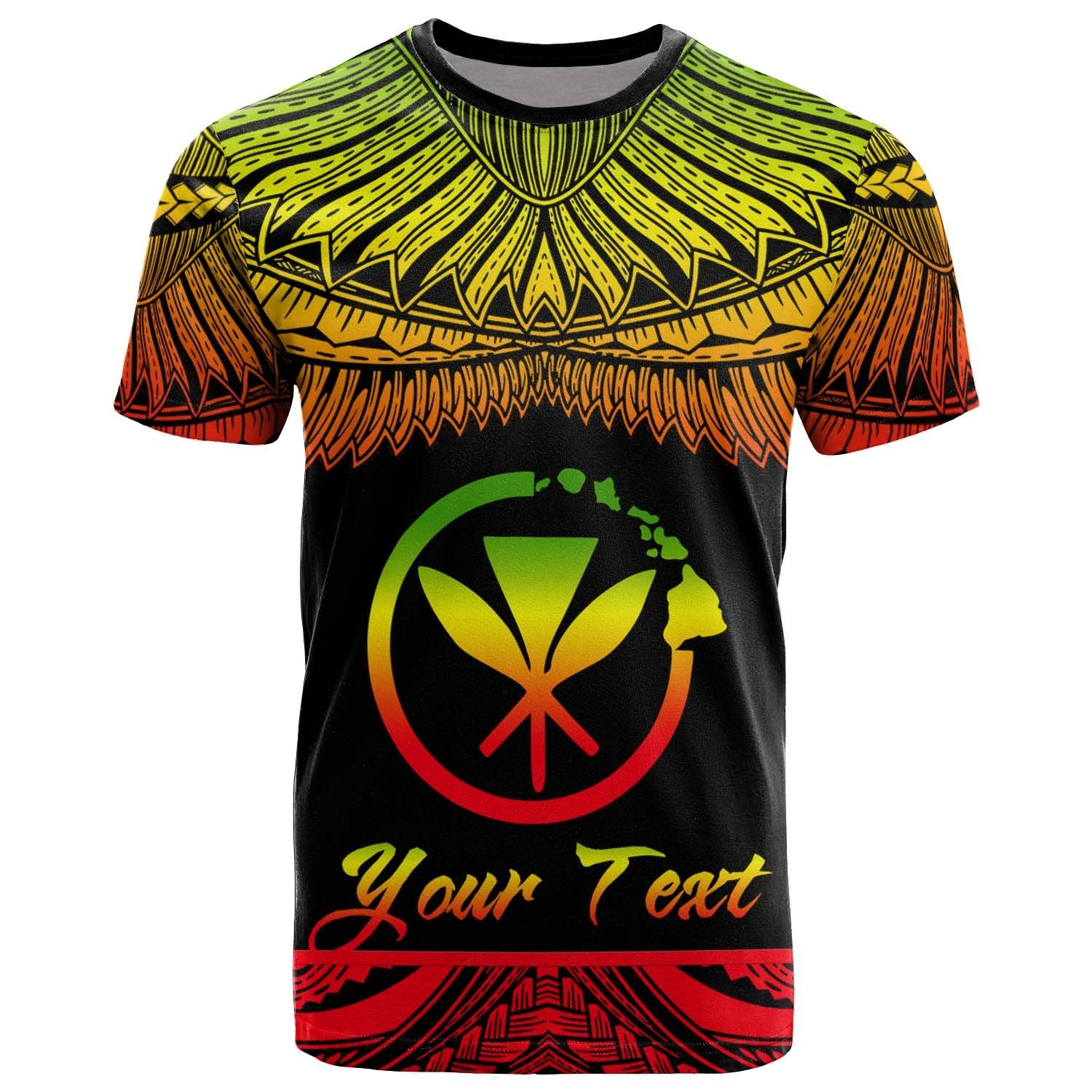 Hawaii Polynesian Custom T Shirt Hawaii Pride Reggae Version Unisex Art - Polynesian Pride