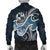 Tonga Polynesian Men's Bomber Jacket - Ocean Style - Polynesian Pride