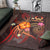 Pohnpei Polynesian Area Rug - Legend of Pohnpei (Red) - Polynesian Pride