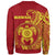 Hawaii Polynesian Sweatshirt - Vintage Polynesian Turtle (Red) - Polynesian Pride