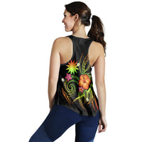 Nauru Polynesian Women's Racerback Tank - Legend of Nauru (Reggae) - Polynesian Pride