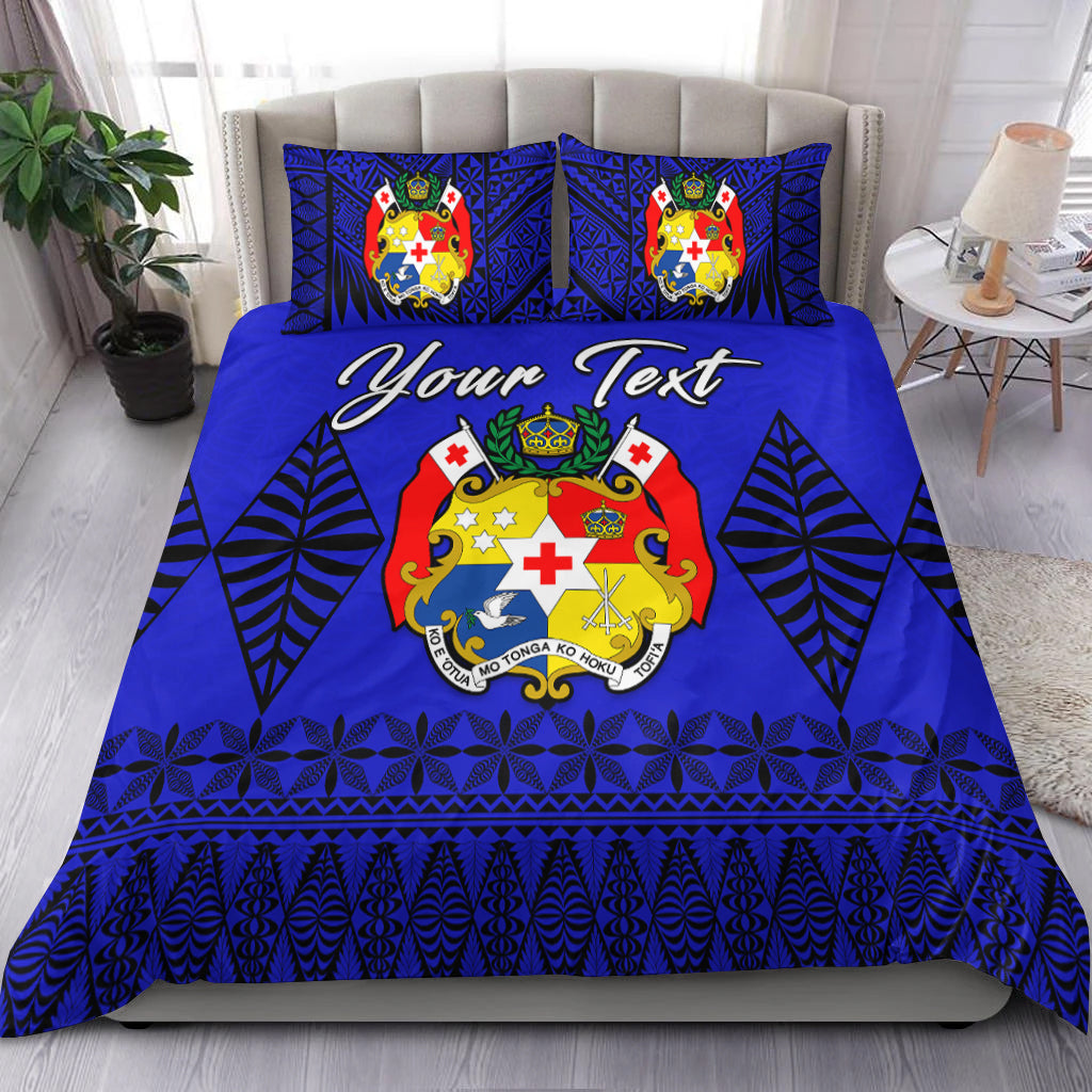 (Custom Personalised) Tonga Bedding Set Be Unique Version 06 Blue LT13 Blue - Polynesian Pride