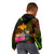 Papua New Guinea Polynesian Custom Zip up Hoodie Hibiscus and Banana Leaves - Polynesian Pride