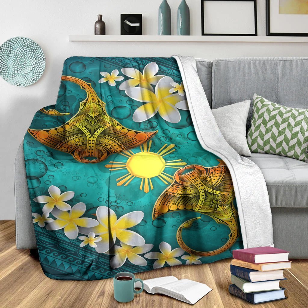 The Philippines Polynesian Blanket - Manta Ray Ocean - Polynesian Pride