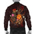 Tuvalu Polynesian Personalised Men's Bomber Jacket - Legend of Tuvalu (Red) - Polynesian Pride