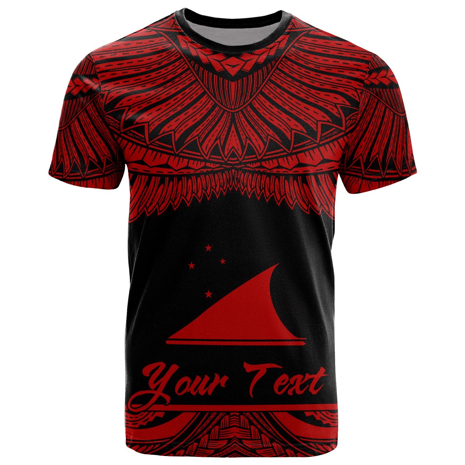 Tokelau Polynesian Custom T Shirt Tokelau Pride Red Version Unisex Red - Polynesian Pride