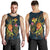 Wallis and Futuna Polynesian Men's Tank Top - Legend of Wallis and Futuna (Blue) - Polynesian Pride