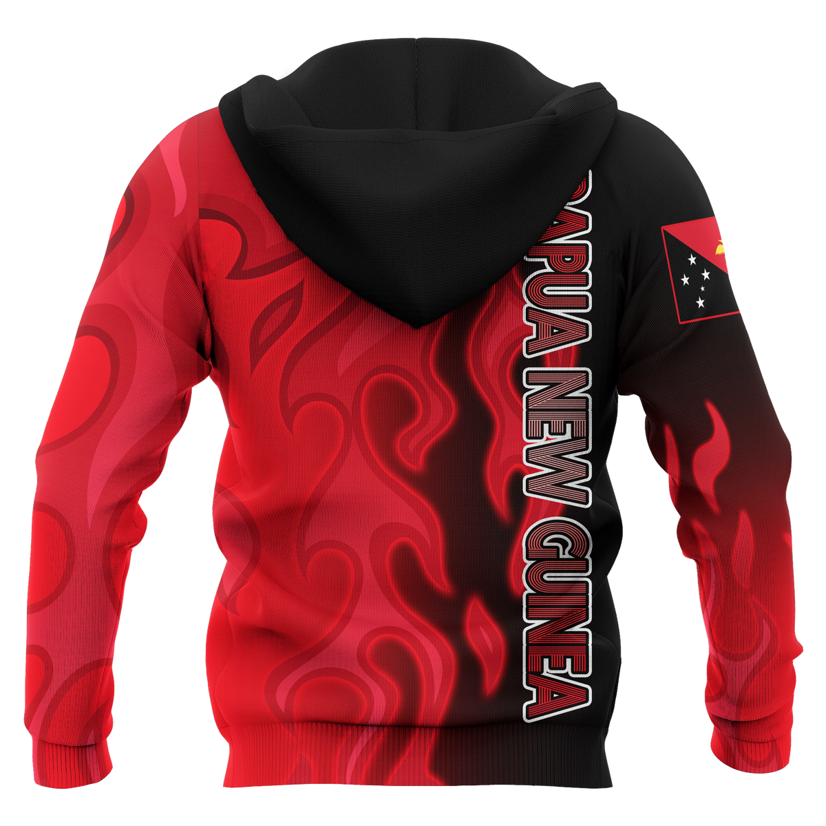 Papua New Guinea Hoodie (Zip up) PNG Flame - Polynesian Pride