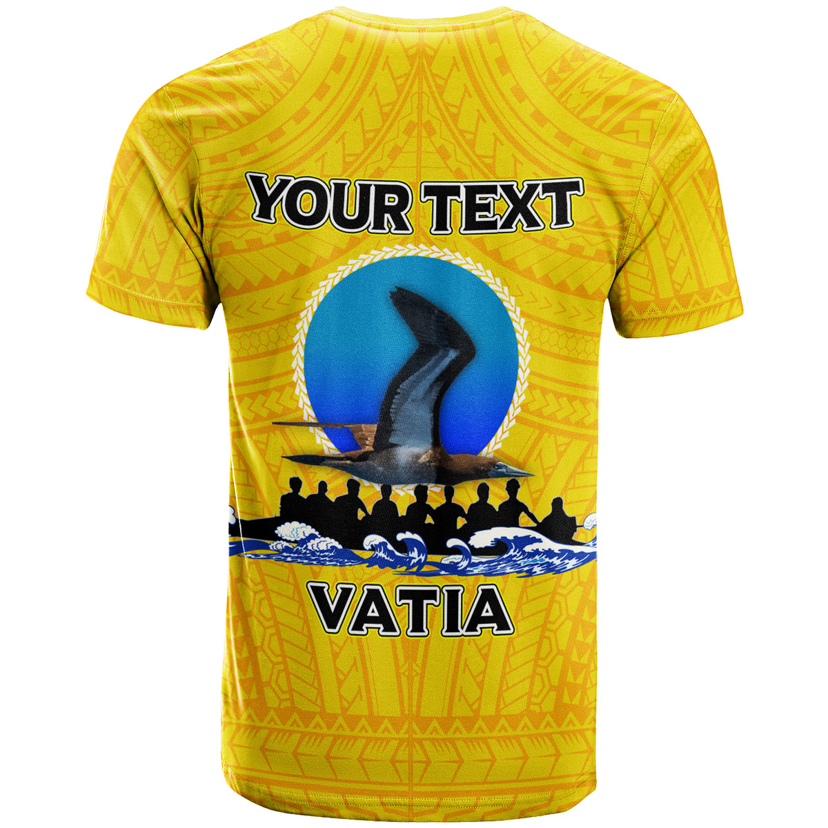 Custom American Samoa T Shirt Fuao of Vatia Pride LT12 - Polynesian Pride