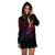 Yap State Hoodie Dress - Butterfly Polynesian Style - Polynesian Pride