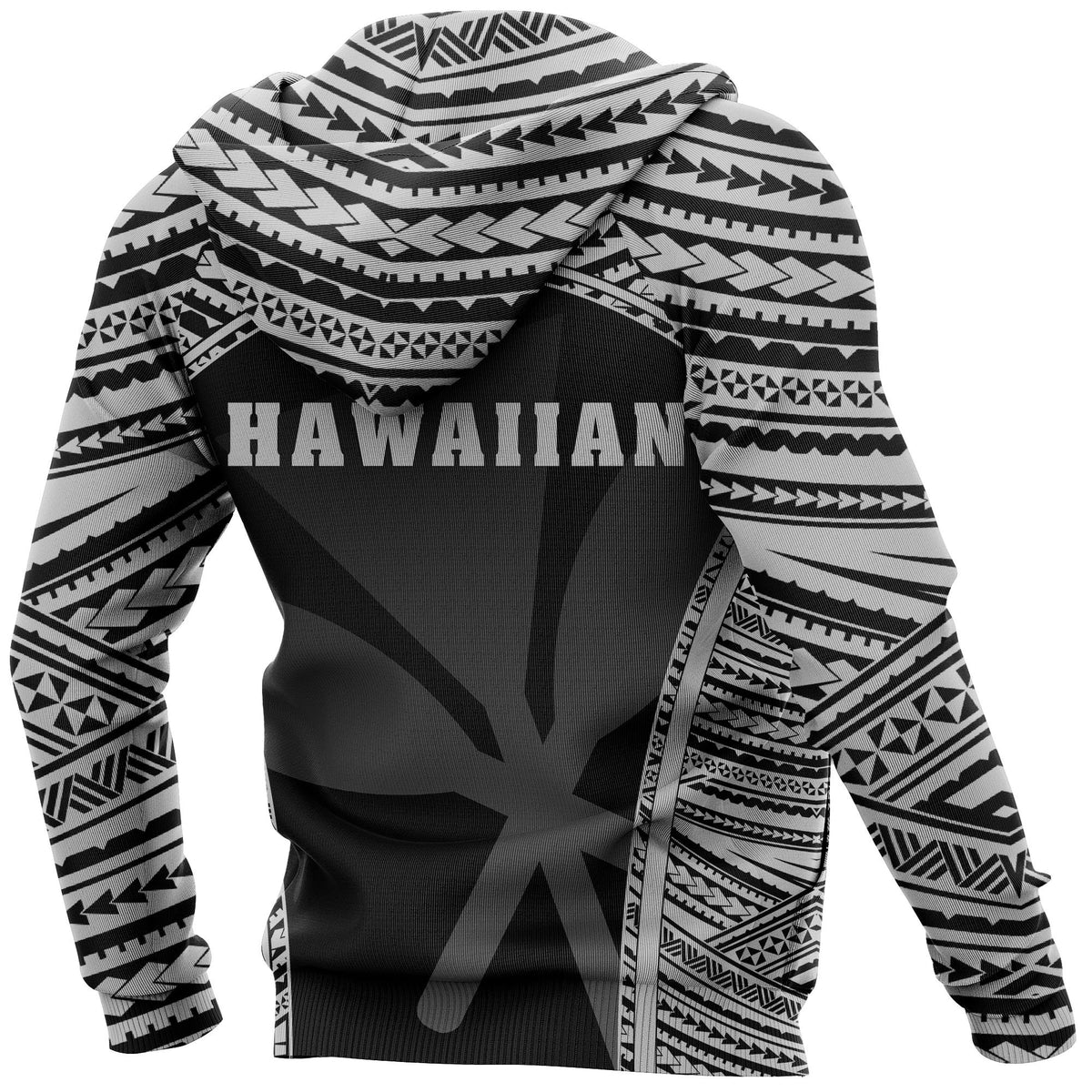 Kanaka Polynesian Zipper Hoodie Sport Style - Polynesian Pride
