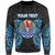 Tahiti Polynesian Custom Personalised Sweater - Spirit Style Blue Unisex Blue - Polynesian Pride