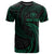 Polynesian Hawaii Custom T Shirt Green Tribal Wave Unisex Green - Polynesian Pride