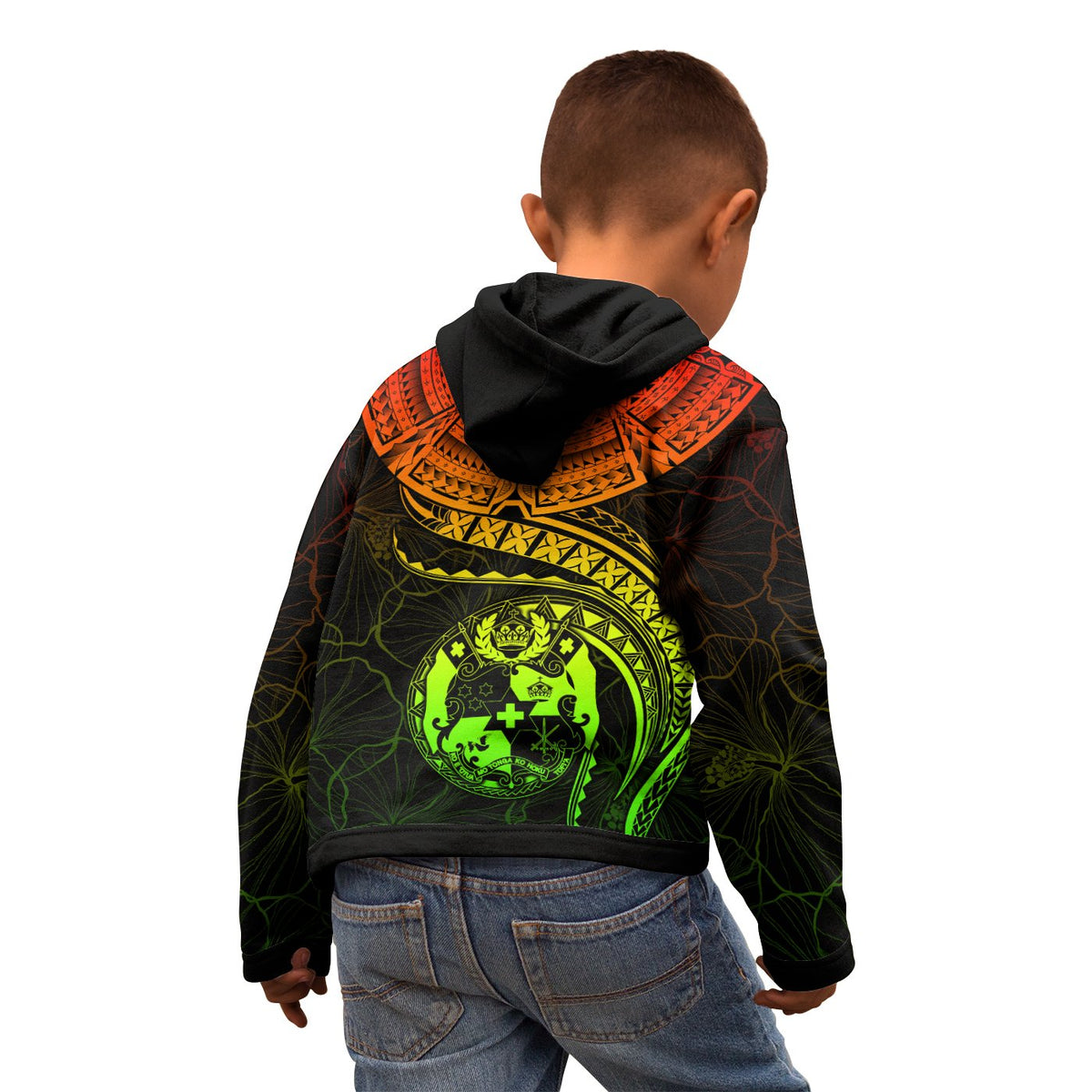 Tonga Polynesian Hoodie Tonga Waves (Reggae) - Polynesian Pride