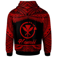 Hawaii Polynesian Hoodie Hawaii Pride Red Version - Polynesian Pride