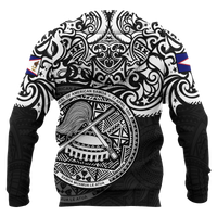 American Samoa Hoodie National Pride (White) - Polynesian Pride