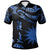 Nauru Custom Polo Shirt Polynesian Tattoo Blue Version Unisex Blue - Polynesian Pride